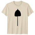 Simple Black Umbrella Abstract Design T-Shirt Weather Birthday Gift