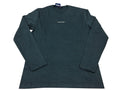 FILA Men's Sweater Teal Cotton V Neck Interlock Mod. Calgary New Look 5.017.2