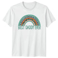 Best Daddy Ever Mens T-Shirt Boho Rainbow Fathers Day Gift For Him