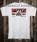 Retro Hot Rod Tee T Shirt Drag Race Racing Matty's Speed Shop Monroe CT