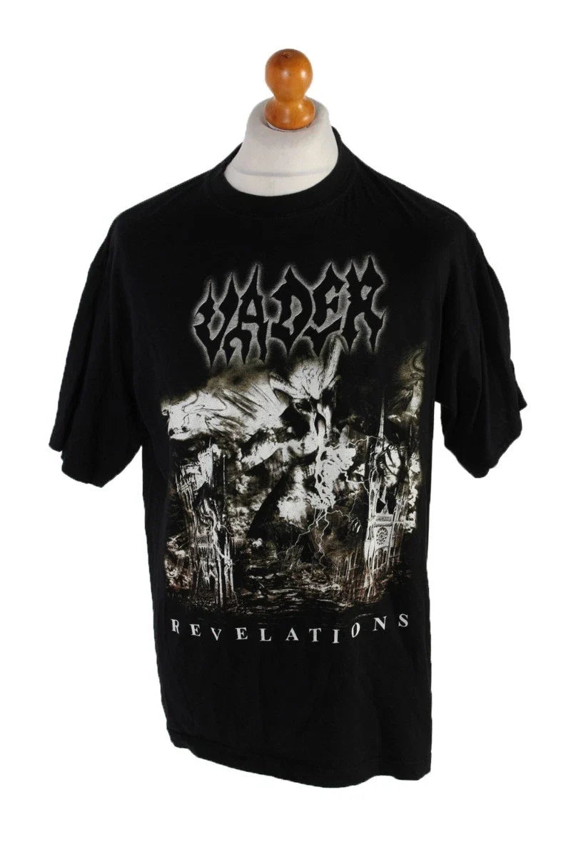 90s Retro T Shirt Devil Short Revelations Sleeve Printed Shirt Size M-TS124