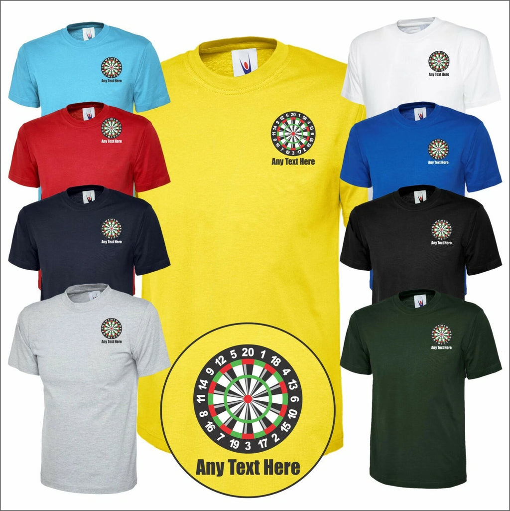 Dart Board Printed T Shirts Gaming Fans Gift Men Kids Summer Tee Tops 2YRS-4XL