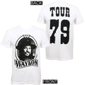 Authentic WAYLON JENNINGS WJ '79 Tour Slim Fit T-Shirt White S M L XL 2XL NEW