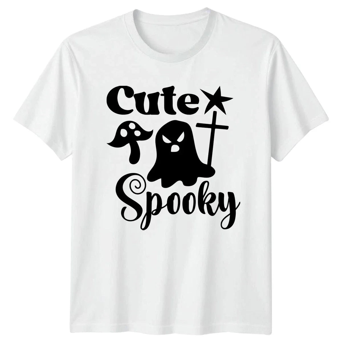 Cute Spooky T-Shirt Halloween Ghost Mushroom Halloween Gift For Him And Her