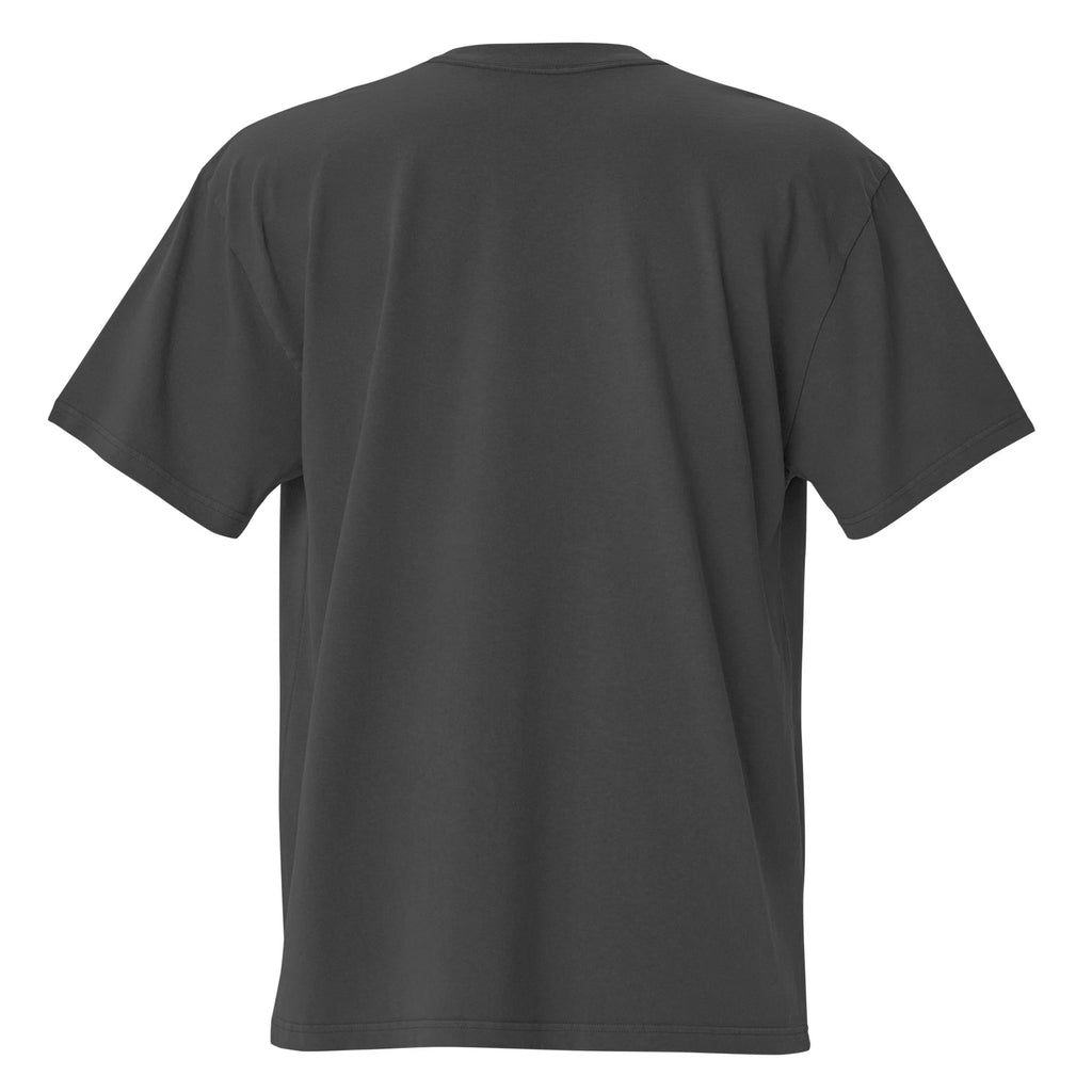 Hollow Couture™ Unisex Vintage Collage Oversized Faded T-Shirt -  Faded Black