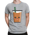 Coffee Glass Emoticon Caffeine Addicters Gift Funny Mens Womens T-Shirts 2#TA-25
