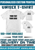 Custom Print T-Shirt Your Text Logo Deer Do Chicken Unisex Top Party