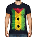 SAO TOME E PRINCIPE GRUNGE FLAG MENS T-SHIRT TEE TOP SÃO TOMÉ E PRÍNCIPE TOMÉAN