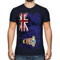 Kaiman Inseln Grunge Flagge Herren T-Shirt Caymanian Shirt Fußball Geschenk