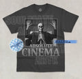 Absolute Cinema T-Shirt Funny Meme Joke Skeleton Hilarious Trendy Graphic Shirt