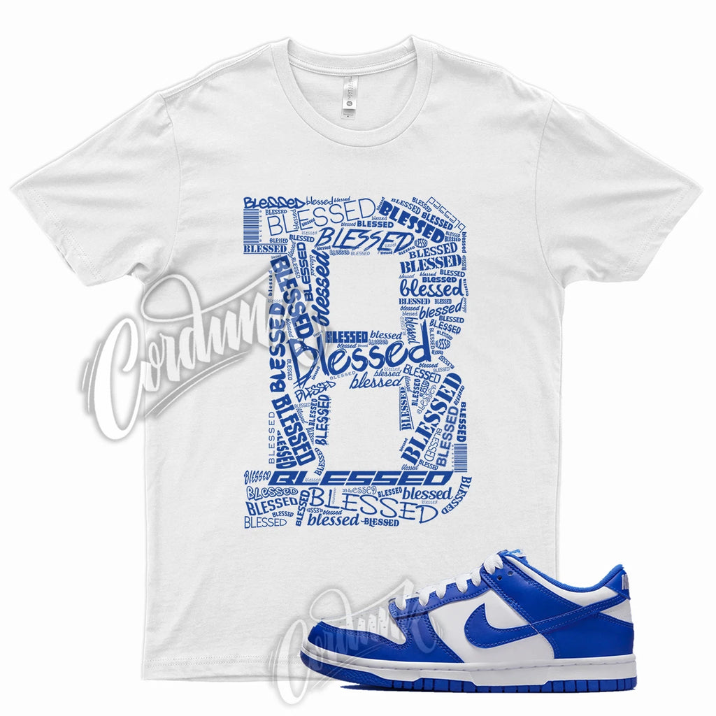 BLESSED Shirt  Dunk Low Varsity Blue Cobalt University Game Royal Kentucky 1