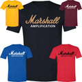 Marshall Amplification Logo T-Shirt Men's Zildjian Pearl Ludwig Band Tee - New