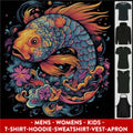 Psychedelic Koi Carp Fish Mens Womens Kids Unisex