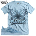 Shirt To Match Light Blue Unisex Tee Sneaker Shirt Blessed Shirt Sneaker Tee