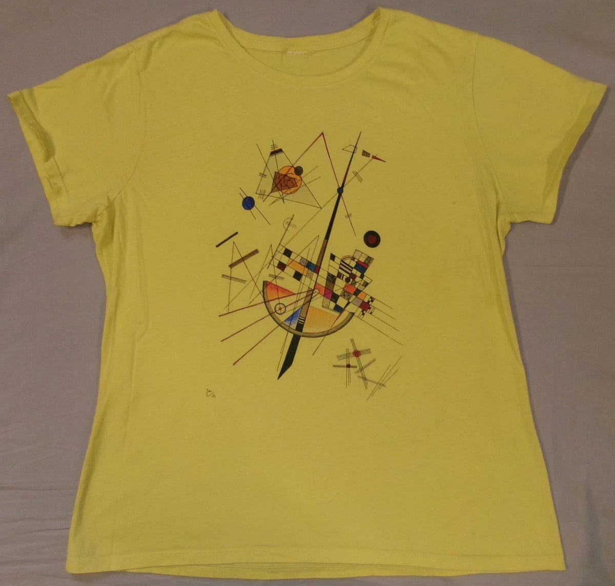 WASSILY KANDINSKY ART T SHIRT SzS DELICATE TERSION 1923 ZARTE SPANNUNG MODERN