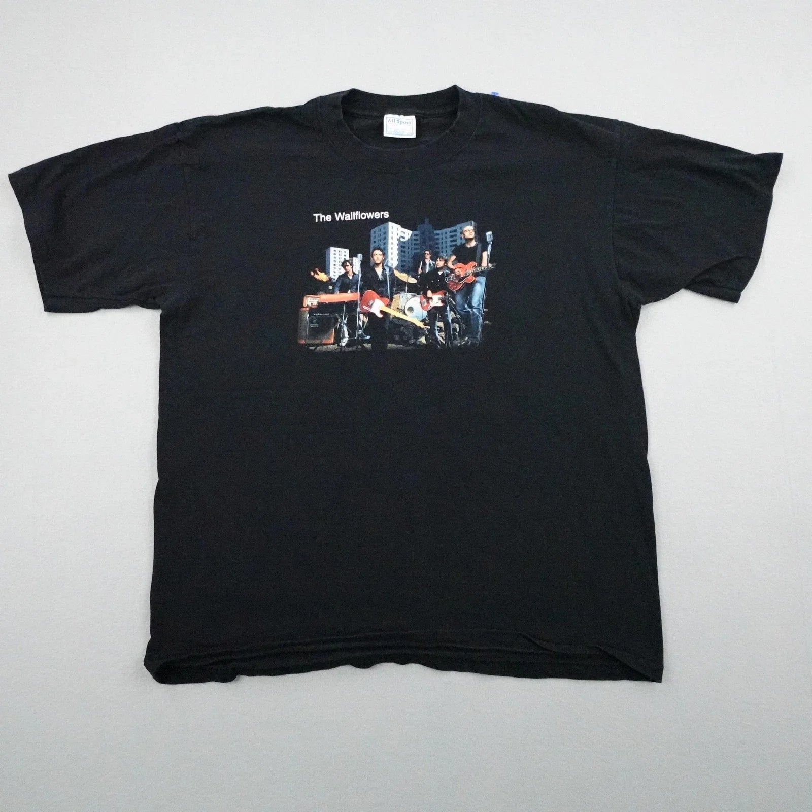 Vintage The Wallflowers Shirt Mens XL Black Breach Tour 2000 2001 Y2K Band Tee