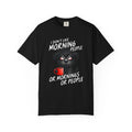 Grumpy Morning Cat T-shirt | I Dont Like Morning People, Coffee