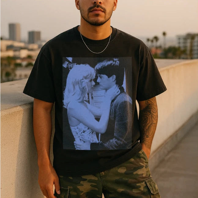 Blue Velvet TShirt, Distressed Vintage Film Graphic Tee, David Lynch Aesthetic