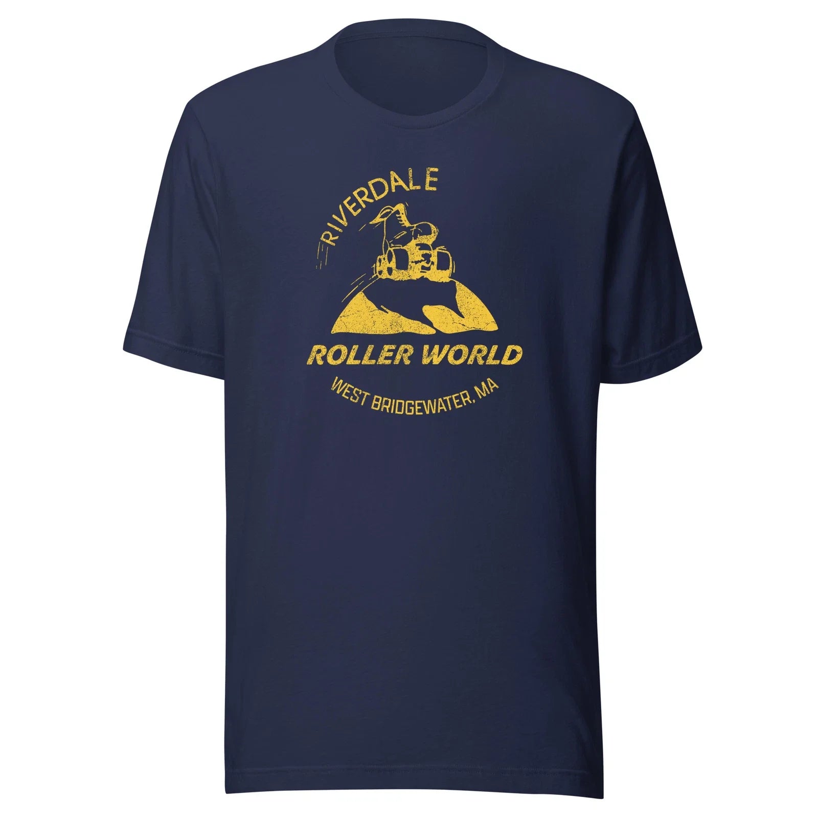 Riverdale Roller World Retro 1980s T-Shirt - West Bridgewater, MA