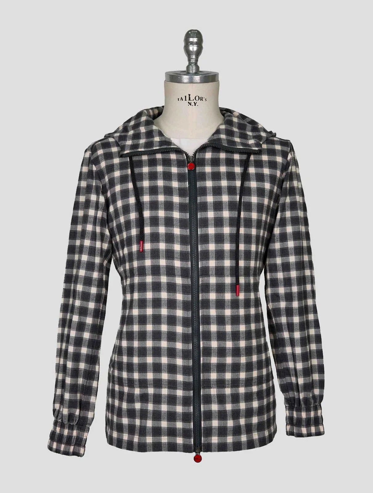 NEW KITON WHITE GRAY COTTON SHIRT UMBI EU 50 - US 40 - M KME68