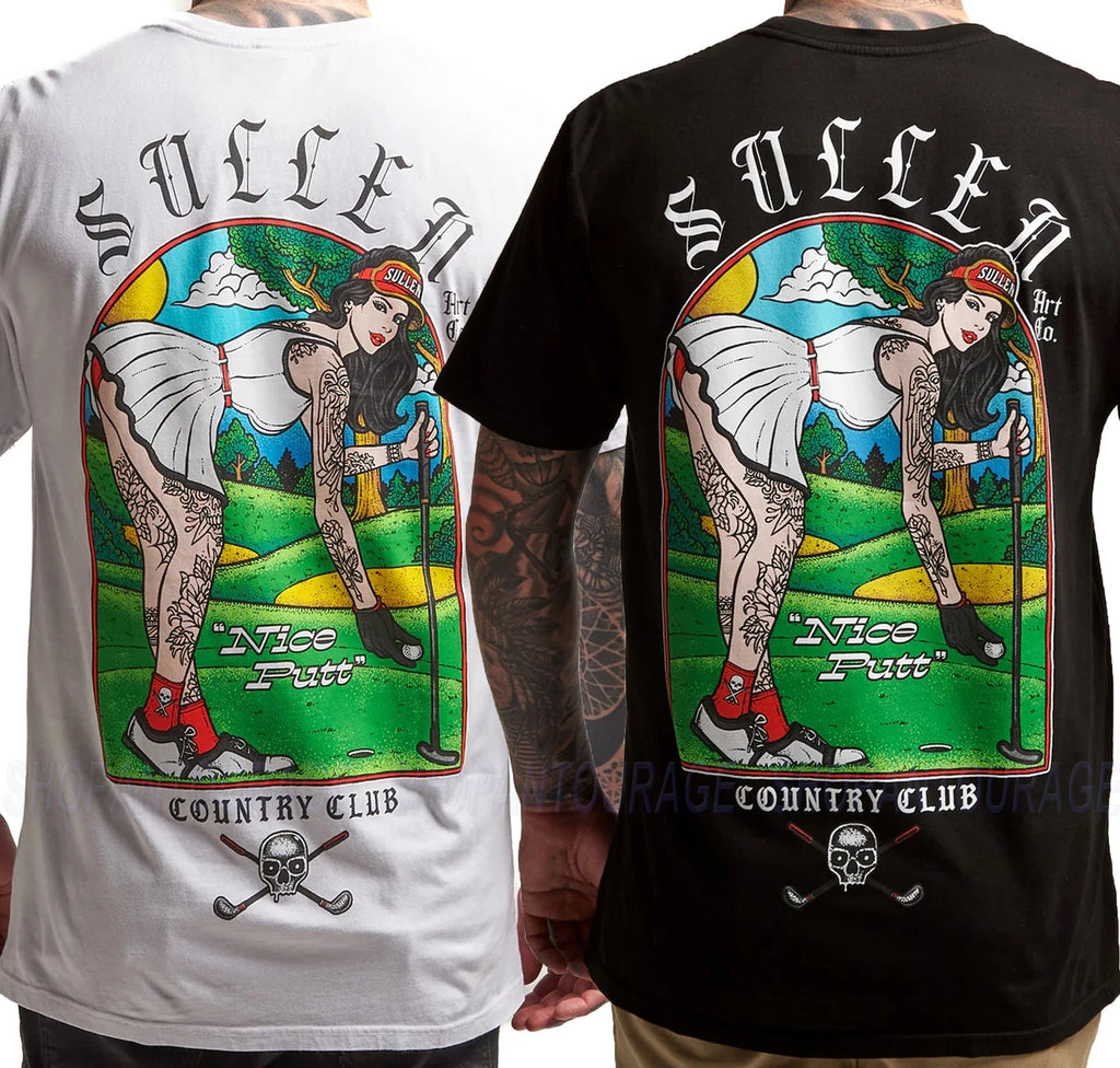 Sullen Nice Putt Premium Fit SCM8232 New Short Sleeve T-shirt For Men | 2 Colors