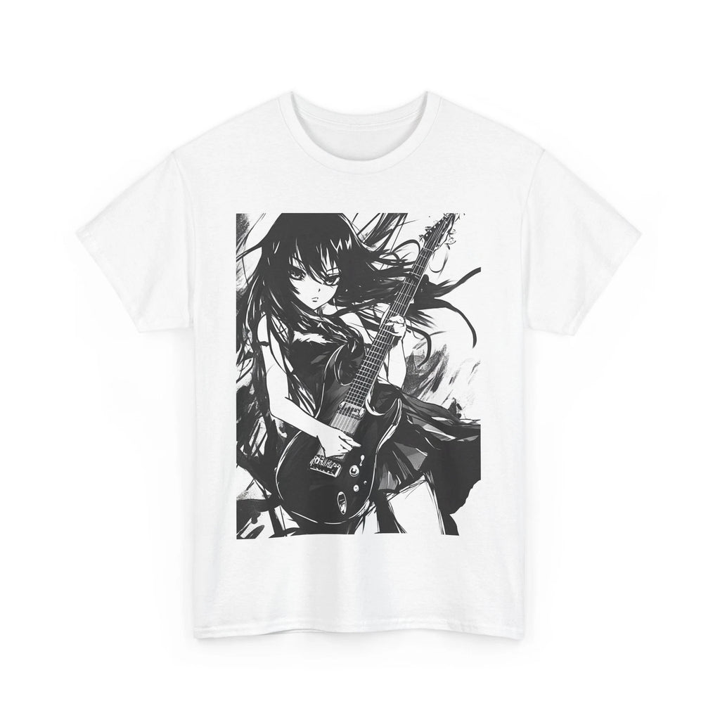 ANIME ROCKSTAR ART TEE TSHIRT GIFT MEN WOMEN GRUNGE SHIRT GUITAR ROCK PUNK METAL