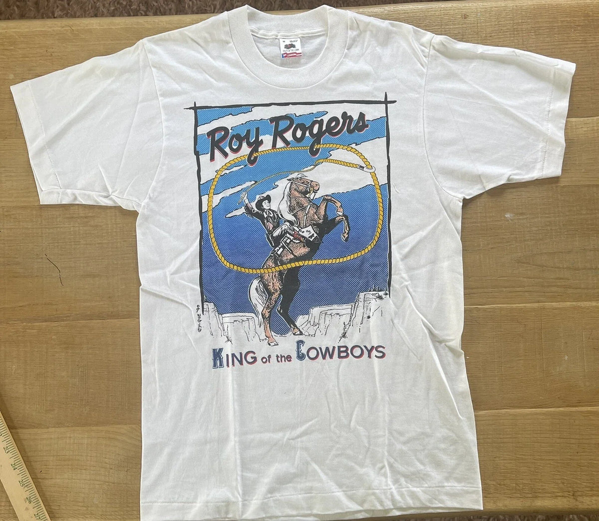 vintage roy rogers king of cowboys pop art t shirt