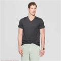 Men's V-Neck T-Shirt Goodfellow & Co Gray S *SEE DEAL!!!*