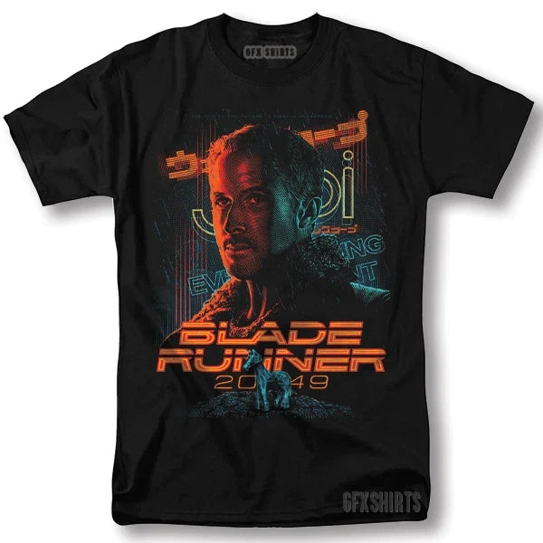 Blade Runner Shirt Classic Movie Poster Graphic Design T-Shirt