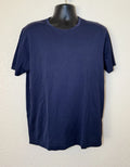Sunspel Mens Classic Crewneck Tee L Navy 100% Cotton Made UK Quiet Luxury Capsul