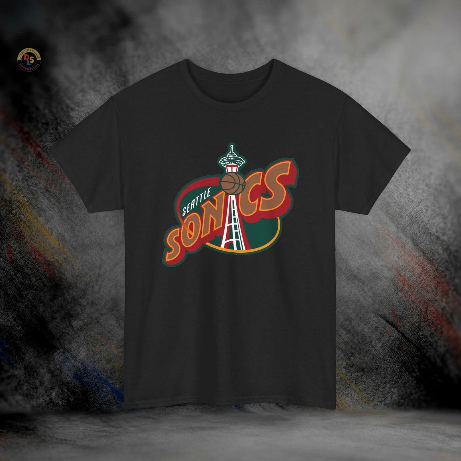 Seattle SuperSonics Defunct Retro Basketball T-Shirt | Heavy Cotton Tee