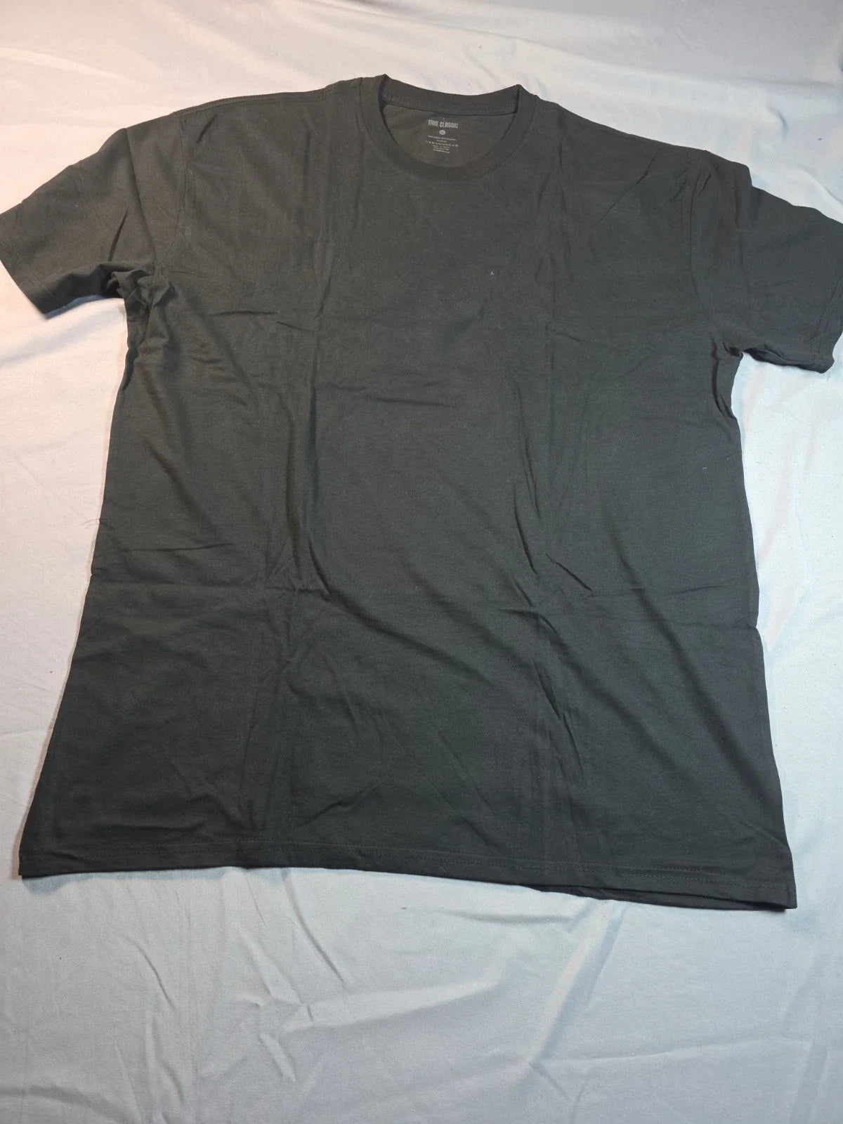 True Classic Crew Neck T Shirt Mens BLACK XL