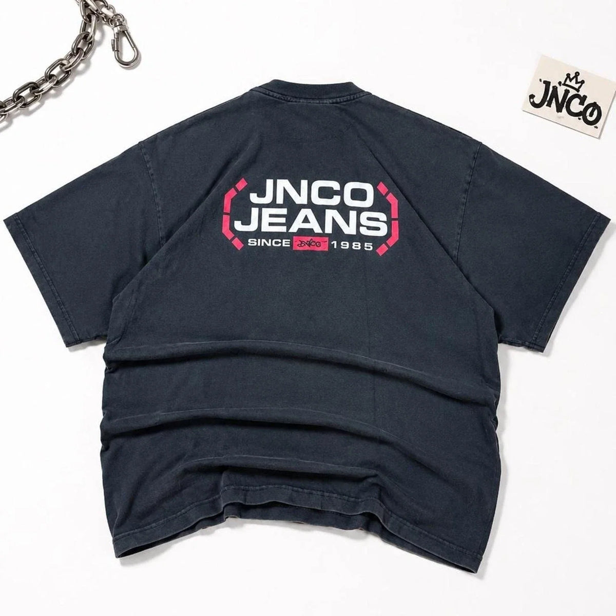 Rare Vintage JNCO USA Made Boxy Graphic T Shirt XL Y2K Skate
