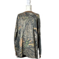 VTG Y2K Mens Camouflage Long Sleeve T-Shirt Brown Green Outdoors Hunting Top L