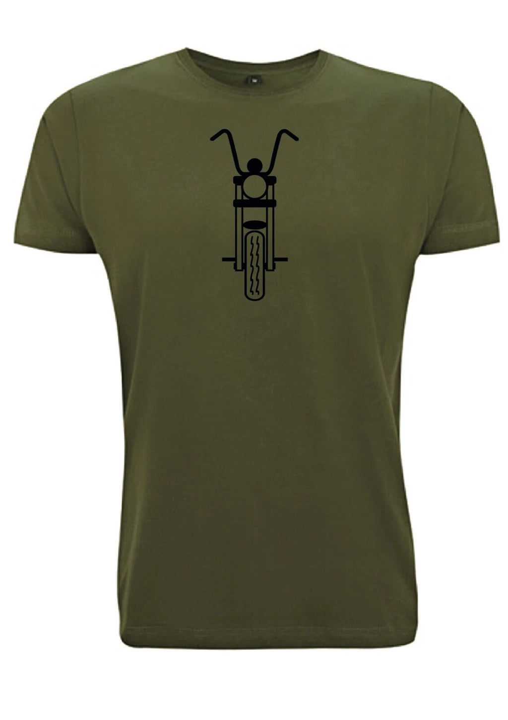 Ape Hanger Handlebars T Shirt Simple SoftTail Speedster Bobber Bike Club Biker