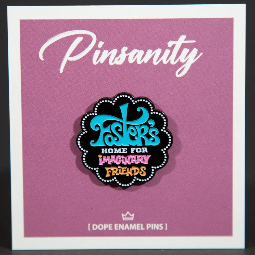 Fosters Home for Imaginary Friends Logo Pin - Fast shipping from USA - Cartoon