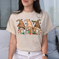 Coffee Gnomes Unisex shirt coffee lover Christmas gift White Sand