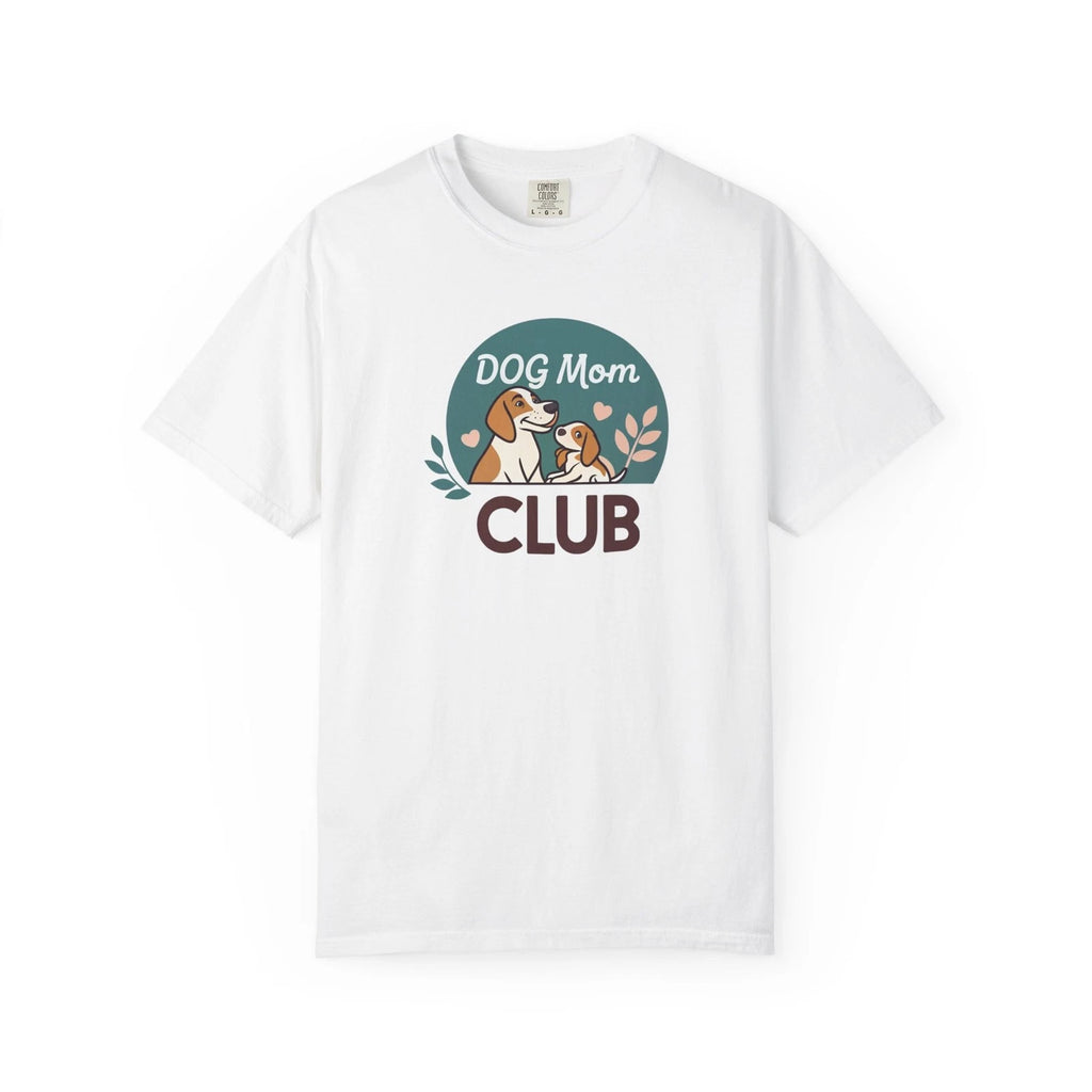 Dog Mom Club graphic T-shirt | Cute dog illustration, Cotton, Dog Lovers Tee