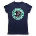 CAFFEINATE DALEK PARODY DR WHO SCI FI COFFEE UNOFFICAL MENS & WOMENS T-SHIRT