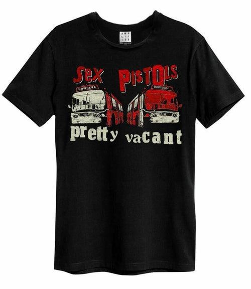 Amplified Sex Pistols Pretty Vacant Mens Black T Shirt Sex Pistols Classic Tee