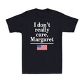 I Don't Really Care Margaret Funny Minimalist US Flag Vintage Men's T-Shirt