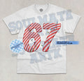 67 Candy Cane T-Shirt Merry Christmas Xmas Funny Trendy Cute Graphic Shirt