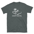 Heavy Metal Dozer Digger Funny Cute Backhoe Bulldozer  White T-shirt