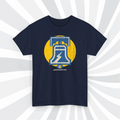 Philadelphia Bell 1974 WFL Football Grunge Logo T-Shirt