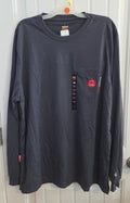NWT Timberland PRO FR  Mens 2XL Gray Long Sleeve T Shirt Flame Resistant Cotton