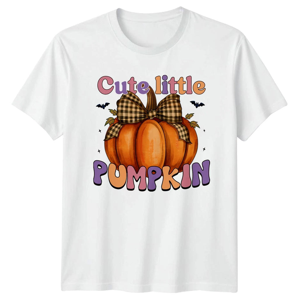 Cute Little Pumpkin T-Shirt Retro Autumn Halloween Gift For Him And Her