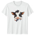Cute Peeking Cow T-Shirt Cow Animals 2026 Birthday Gift For Him And Her