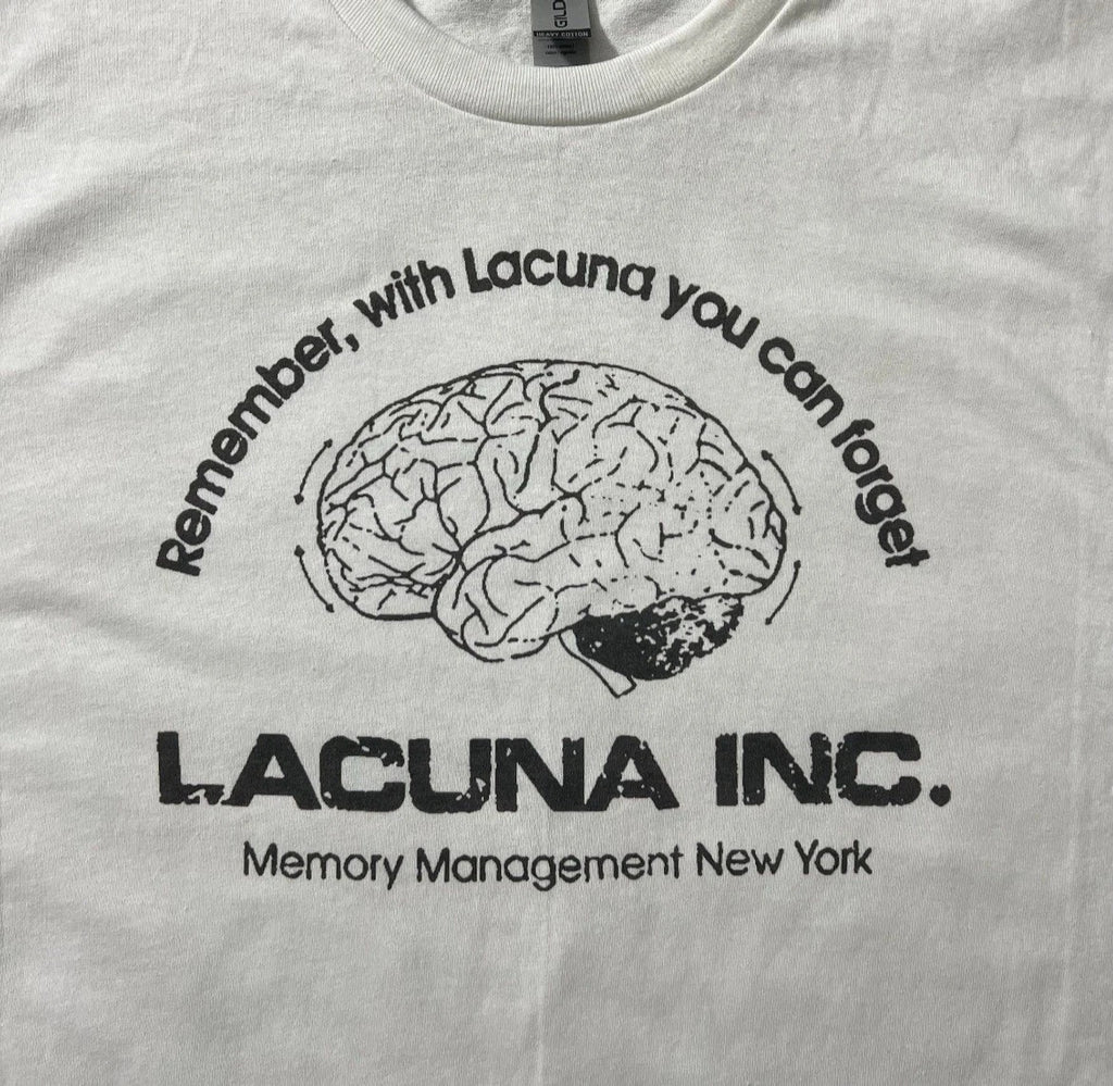 Eternal Sunshine of the Spotless Mind punk goth white Size Large unisex T-shirt