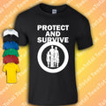 Protect And Survive T-Shirt | Nuclear War | Threads | Retro | Cold War