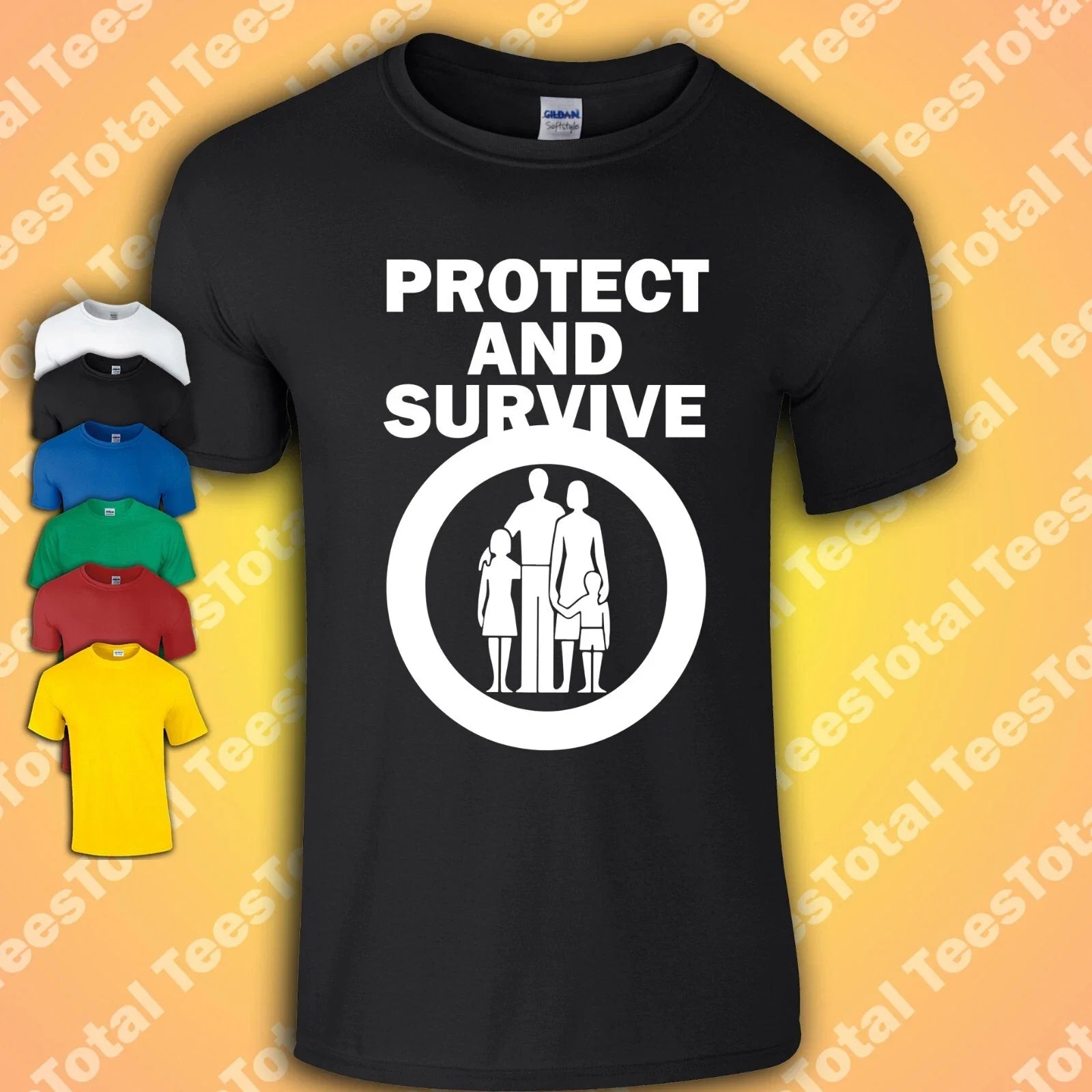 Protect And Survive T-Shirt | Nuclear War | Threads | Retro | Cold War
